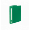 Папка пластикова з 40 файлами, А4, зелена