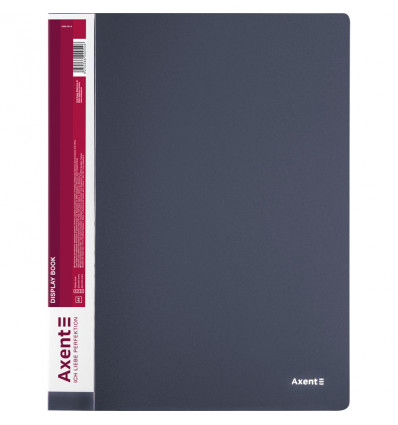 Дисплей-книга Axent 1060-03-A, А4, 60 файлiв, сіра ( 1060-03-A )