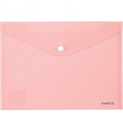 Папка на кнопке Axent Pastelini 1522-10-A, А5, розовая