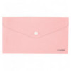 Папка-конверт на кнопке Axent Pastelini 1414-10-A, розовая