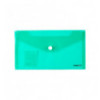 Папка-конверт на кнопці Axent 1414-20-A, DL, прозора, асортимент кольорів