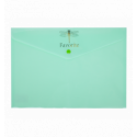 Папка-конверт на кнопці FAVOURITE, PASTEL, А4, м'ятна ( BM.3953-38 )