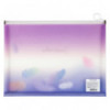 Папка на молнии zip-lock Axent Colourful Feather 1452-93-A, А4+