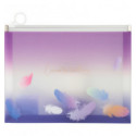 Папка на молнии zip-lock Axent Colourful Feather 1462-93-A, А5+