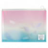Папка на молнии zip-lock Axent Colourful Feather 1452-91-A, А4+