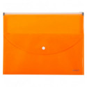 Папка-конверт Axent 1430-12-A zip-lock, 2 відділення, A4, помаранчева