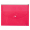 Папка-конверт Axent 1430-10-A zip-lock, 2 отделения, A4, розовая