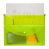 Папка-конверт Axent 1430-08-A zip-lock, 2 відділення, A4, жовта
