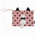 Папка А5 PUSSY CAT, 24x28x1,5 см, розовая (декор: кот с подвижным хвостом)