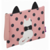 Папка А5 PUSSY CAT, 24x28x1,5 см, розовая (декор: кот с подвижным хвостом)