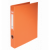 Папка-реєстратор двостороння, 2 D-обр.кільця, А4, ширина торця 40 мм, помаранчева