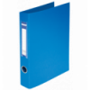 Папка-реєстратор двостороння, 2 D-обр.кільця, А4, ширина торця 40 мм, синя