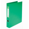 Папка-регистратор двухсторонняя, 2 D-обр.кольца, А4, ширина торца 40 мм, зеленая