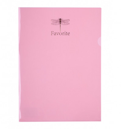 Папка-кутик FAVOURITE, PASTEL, А4, рожева