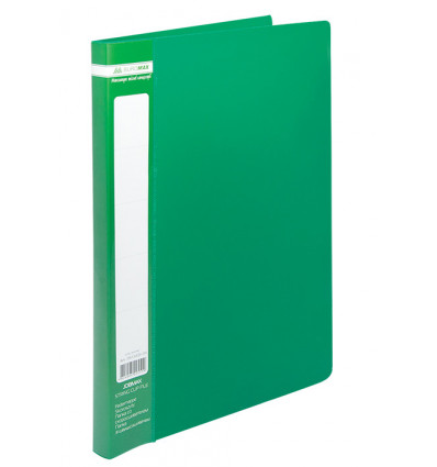 Папка пластикова зі швидкозшивачем, JOBMAX, A4, зелена ( BM.3406-04 )