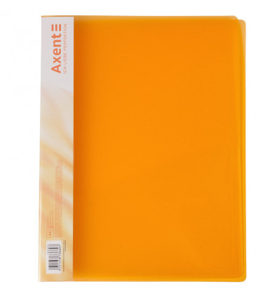 Папка-скоросшиватель Axent 1304-25-A, А4, оранжевая