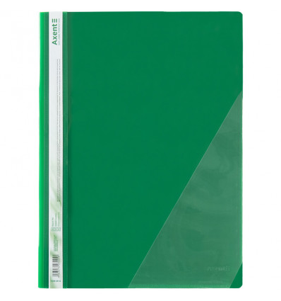 Скоросшиватель с угловым карманом Axent 1306-25-A, А4, зеленый
