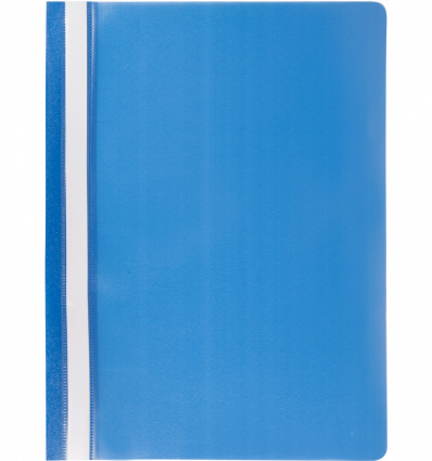 Папка-швидкозшивач з механізмом "вусики", JOBMAX, А4, 110/110 мкм, синя