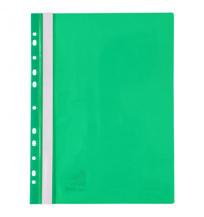Швидкозшивач з перфорацією Axent 1318-25-A, А4, зелений