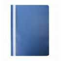 Папка-швидкозшивач з механізмом "вусики", А4, 120/180 мкм, темно-синя