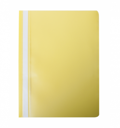 Папка-швидкозшивач з механізмом "вусики", А4, 120/180 мкм, жовта