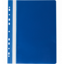 Папка-скоросшиватель с механизмом "усики" PROFESSIONAL, А4, 150/180 мкм, с перфорацией, темно-синяя