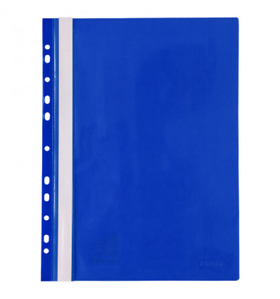 Швидкозшивач з перфорацією Axent 1318-02-A, А4, синій