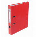 Папка-регистратор односторонняя LUX, JOBMAX, А4, ширина торца 50 мм, красная
