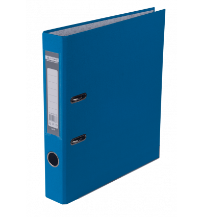 Папка-регистратор односторонняя LUX, JOBMAX, А4, ширина торца 50 мм, светло-синяя