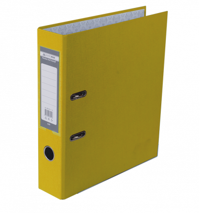 Папка регистратор односторонняя LUX, JOBMAX, А4, ширина торца 50 мм, желтая