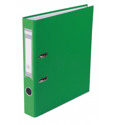 Папка-регистратор односторонняя LUX, JOBMAX, А4, ширина торца 50 мм, зеленая