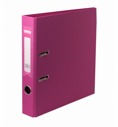 Папка-реєстратор двостороння ELITE, А4, ширина торця 70 мм, рожева