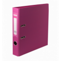 Папка-реєстратор двостороння ELITE, А4, ширина торця 70 мм, рожева