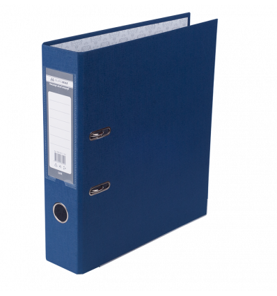 Папка-регистратор односторонняя LUX, JOBMAX, А4, ширина торца 70 мм, темно-синяя