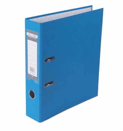 Папка-регистратор односторонняя LUX, JOBMAX, А4, ширина торца 70 мм, светло-синяя
