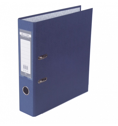 Папка-регистратор односторонняя LUX, JOBMAX, А4, ширина торца 70 мм, синяя