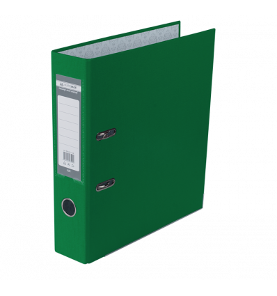 Папка-регистратор односторонняя LUX, JOBMAX, А4, ширина торца 70 мм, зеленая