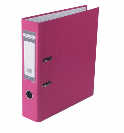 Папка-реєстратор одностороння LUX, JOBMAX, А4, ширина торця 70 мм, рожева