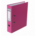 Папка-регистратор односторонняя LUX, JOBMAX, А4, ширина торца 70 мм, розовая