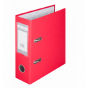 Папка-реєстратор одностороння LUX, JOBMAX, А5, ширина торця 70 мм, червона