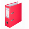 Папка-регистратор односторонняя LUX, JOBMAX, А5, ширина торца 70 мм, красная