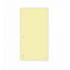 Индекс-разделитель 105х230 мм, 100шт., картон, желтый
