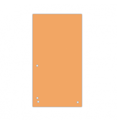 Индекс-разделитель 105х230 мм, 100шт., картон, оранжевый