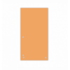 Індекс-розділювач 105х230 мм, 100шт., картон, помаранчевий