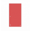 Індекс-розділювач 105х230 мм, 100шт., картон, червоний