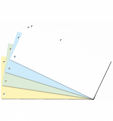 Індекс-розділювач 10,5х23см (100шт.), картон, асорті