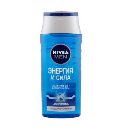 Шампунь-догляд Nivea Men Енергія і сила з мінералами 250мл