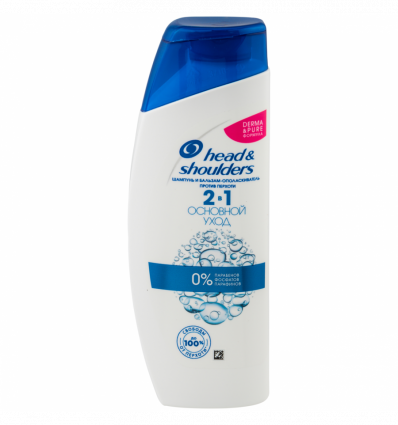 Шампунь+бальзам Head&Shoulders 2в1 Основний догляд 200мл