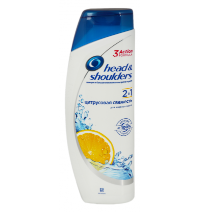 Шампунь+бальзам Head&Shoulders 2в1 Цитрусова свіжість 400мл