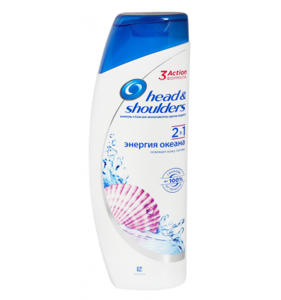 Шампунь+Бальзам Head & Shoulders 2в1 Энергия Океана против перхоти 400мл